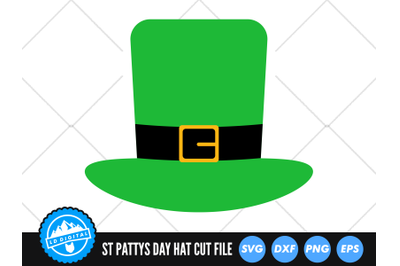 St Patrick&amp;&23;039;s Day Hat SVG | Leprechaun Hat Cut File | St Patty&amp;&23;039;s Day