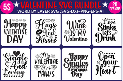 VALENTINE SVG BUNDLE