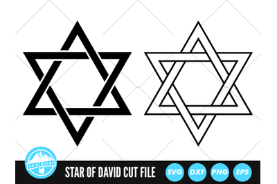 Star of David SVG | Star of David Cut File | Judaism Star SVG