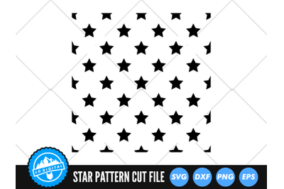 Star Pattern SVG | Seamless Star Pattern Cut File | Star SVG