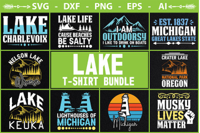 lake t-shirt bundle
