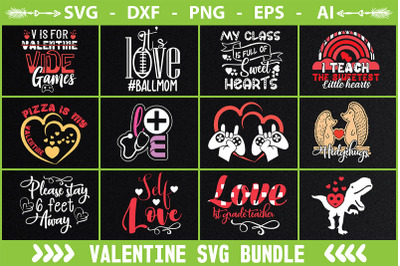 Valentine SVG Bundle vol-1