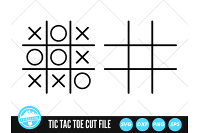 Tic Tac Toe SVG | Noughts &amp;amp; Crosses Cut File | Tic Tac Toe SVG