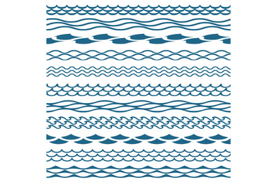 Decoration waves clipart