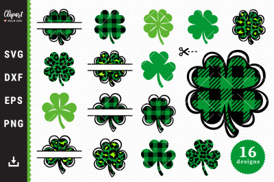 Shamrock svg, St. Patricks Day SVG, Clover Cuttable Design