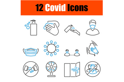 Covid Icon Set