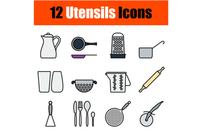 Utensils Icon Set