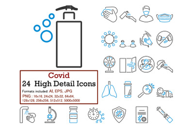 Covid Icon Set