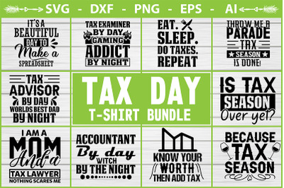 tax day t-shirt bundle