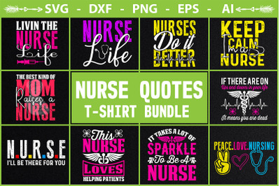 nurse quotes t shirt  bundle Vol-1