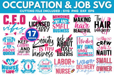 Occupation And Job SVG Bundle
