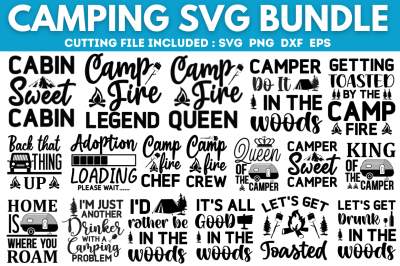 Camping SVG  Bundle