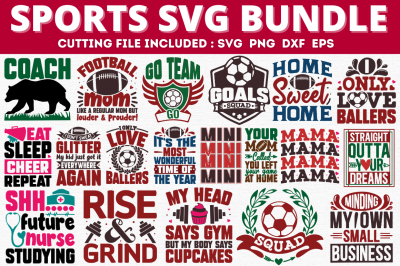 Sports &amp; SVG Bundle
