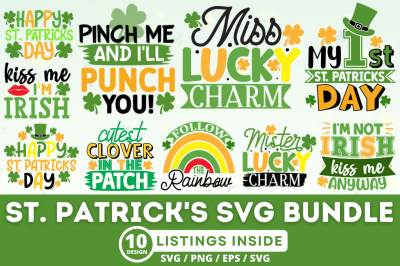St.Patricks SVG Bundle