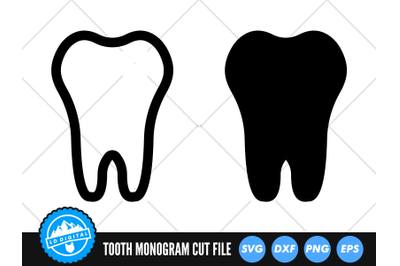 Tooth SVG | Tooth Outline and Silhouette | Dentist SVG