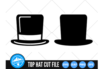 Top Hat SVG | Gentlemen Cut File | Hat SVG