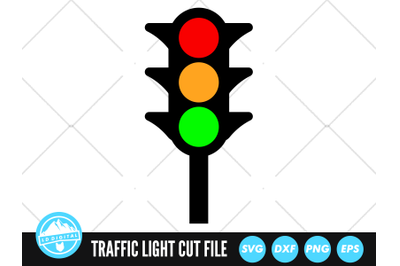 Traffic Lights SVG | Traffic Stop Light Cut File | Road Car SVG