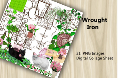 Digital Scrapbooking Kit - Wrought Iron