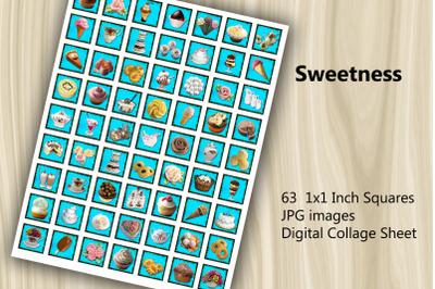 Digital Collage Sheet - Sweetness