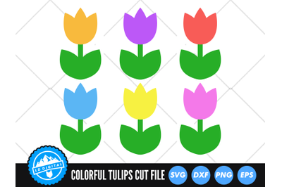 Tulip SVG | Spring Flower Cut File | Flower SVG