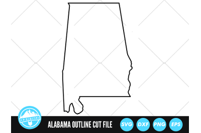 Alabama SVG | Alabama Outline | USA States Cut File