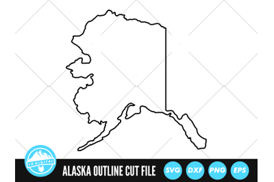 Alaska SVG | Alaska Outline | USA States Cut File