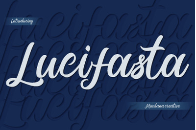 Lucifasta Script Font