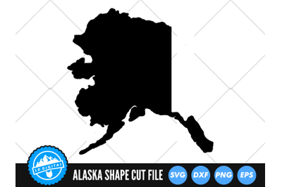 Alaska SVG | Alaska Silhouette | USA States Cut File