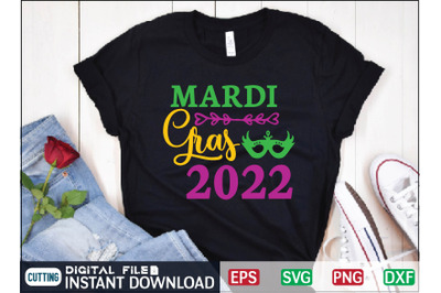 Mardi Gras 2022 svg