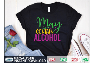 May Contain Alcohol svg