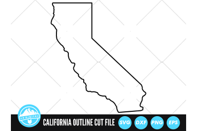 California SVG | California Outline | USA States Cut File