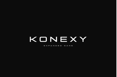 Konexy - Expanded Sans