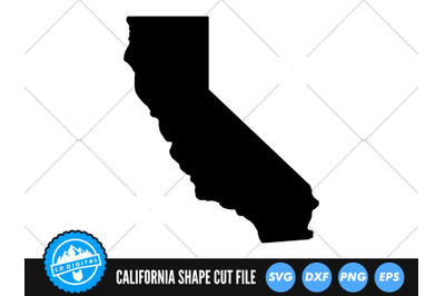 California SVG | California Silhouette | USA States Cut File