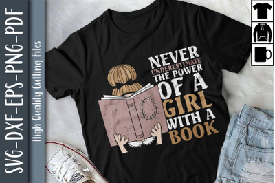 The Power Of A Girl With A Book Reading