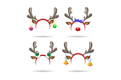Christmas antlers headbands