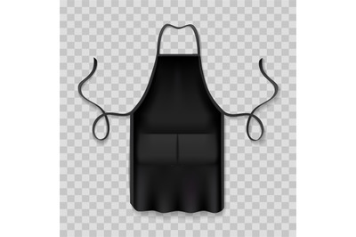 Chef black apron