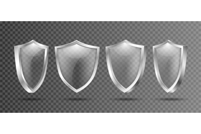 3d crystal transparent shields