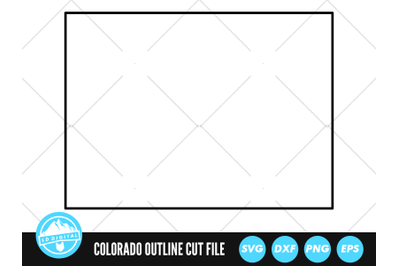 Colorado SVG | Colorado Outline | USA States Cut File