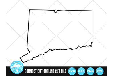 Connecticut SVG | Connecticut Outline | USA States Cut File