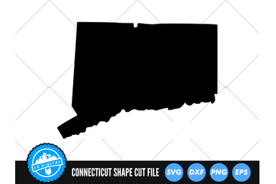 Connecticut SVG | Connecticut Silhouette | USA States Cut File