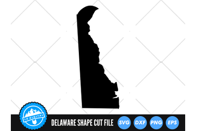 Delaware SVG | Delaware Outline | USA States Cut File