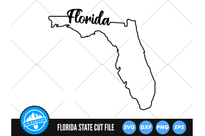 Florida SVG | Florida Outline | USA States Cut File