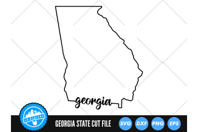 Georgia SVG | Georgia Outline | USA States Cut File