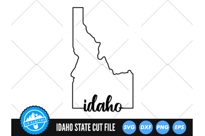 Idaho SVG | Idaho Outline | USA States Cut File