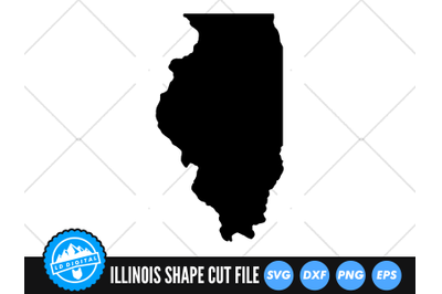 Illinois SVG | Illinois Outline | USA States Cut File