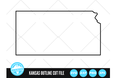 Kansas SVG | Kansas Outline | USA States Cut File