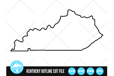 Kentucky SVG | Kentucky Outline | USA States Cut File