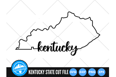 Kentucky SVG | Kentucky Outline | USA States Cut File
