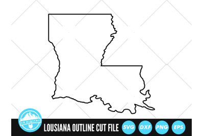 Louisiana SVG | Louisiana Outline | USA States Cut File