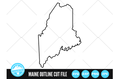 Maine SVG | Maine Outline | USA States Cut File